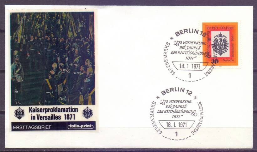 Znaczek Niemcy 1971 Mi 658 FDC