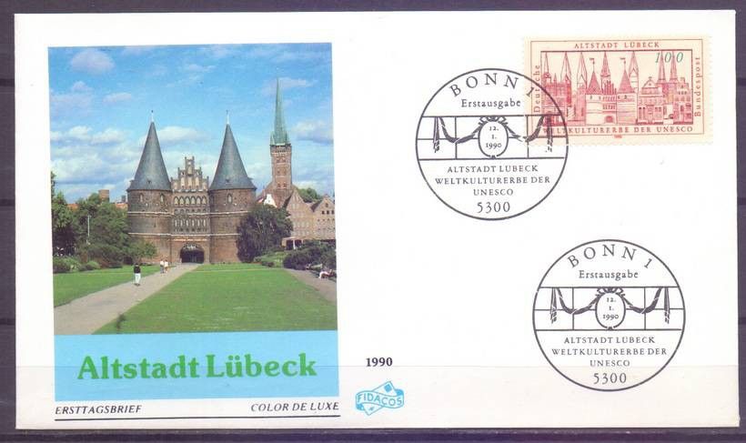 Znaczek Niemcy 1990 Mi 1447 FDC