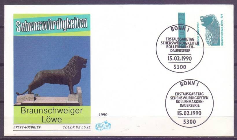 Znaczek Niemcy 1990 Mi 1448 FDC