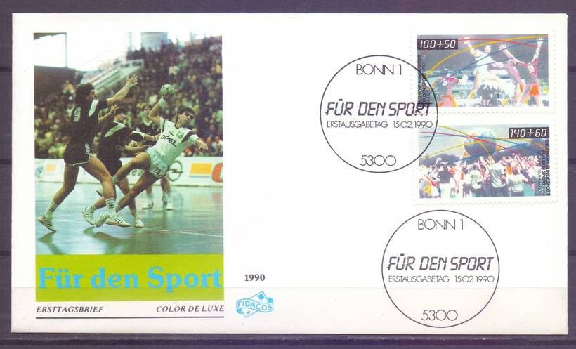 Znaczek Niemcy 1990 Mi 1449-1450 FDC