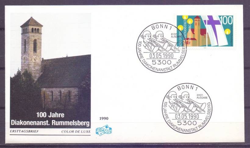 Znaczek Niemcy 1990 Mi 1467 FDC