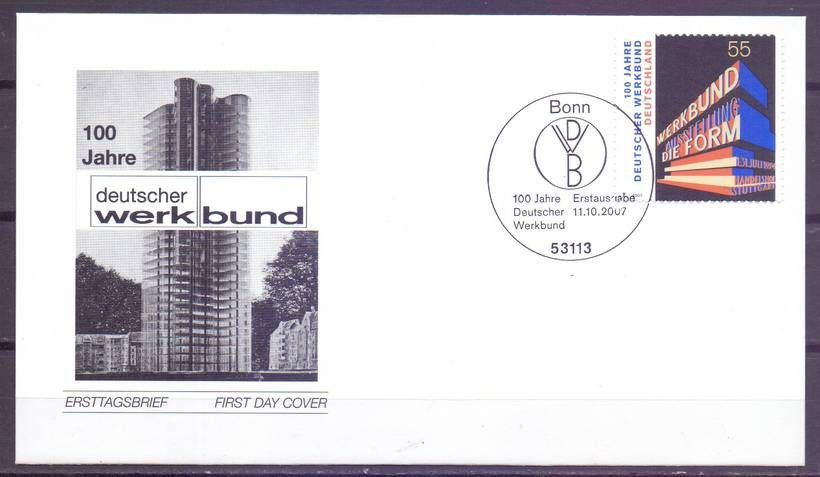 Znaczek Niemcy 2007 Mi 2625 FDC