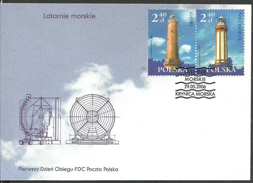 Znaczek Polska 2006 Mi 4244-4245 Fi 4094-4095 FDC