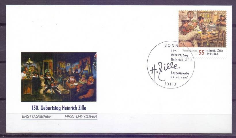 Znaczek Niemcy 2008 Mi 2640 FDC