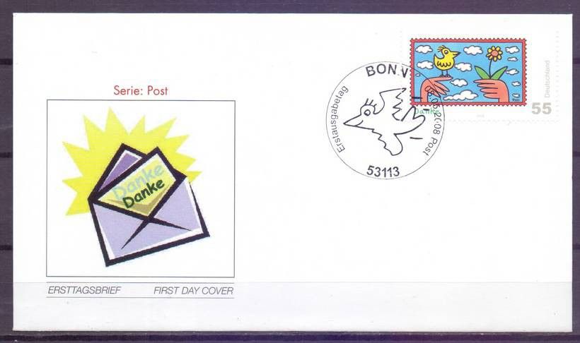Znaczek Niemcy 2008 Mi 2663 FDC