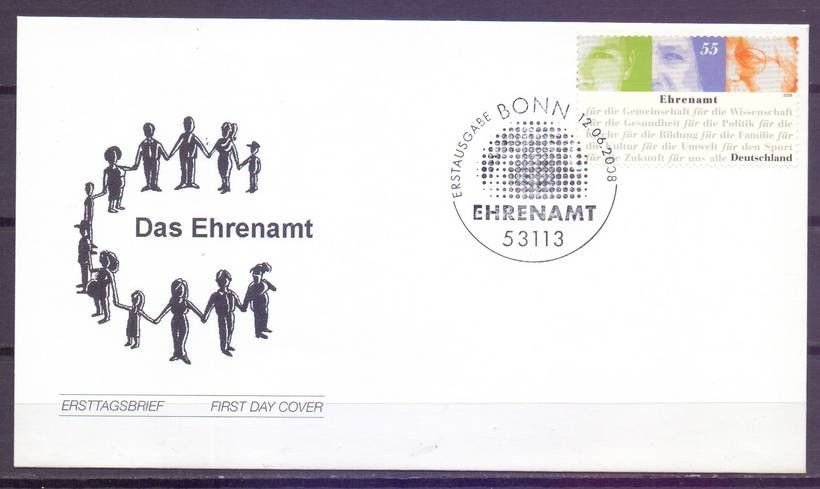 Znaczek Niemcy 2008 Mi 2674 FDC