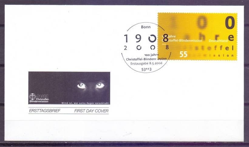 Znaczek Niemcy 2008 Mi 2664 FDC