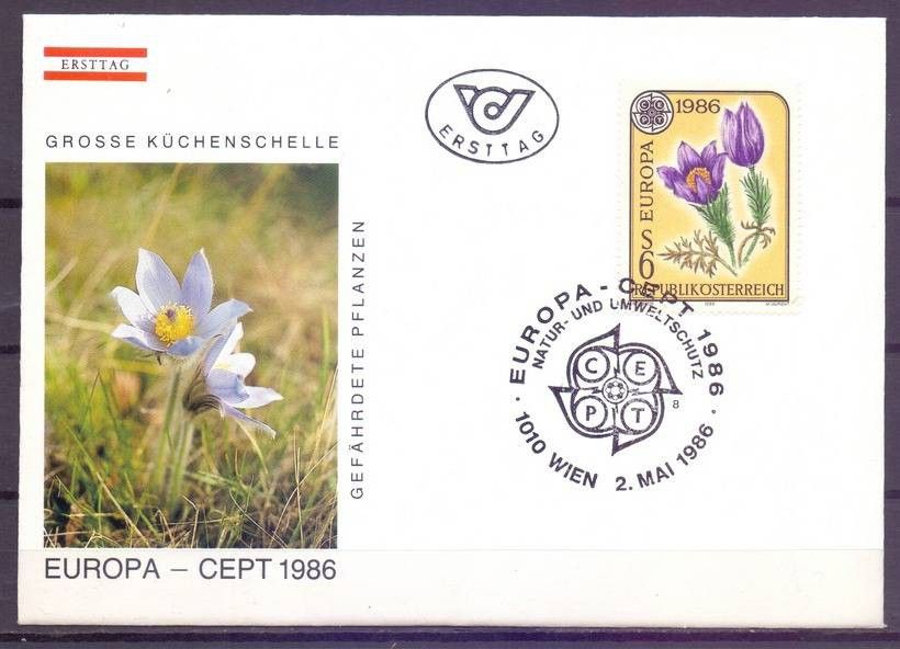 Znaczek Austria 1986 Mi 1848 FDC
