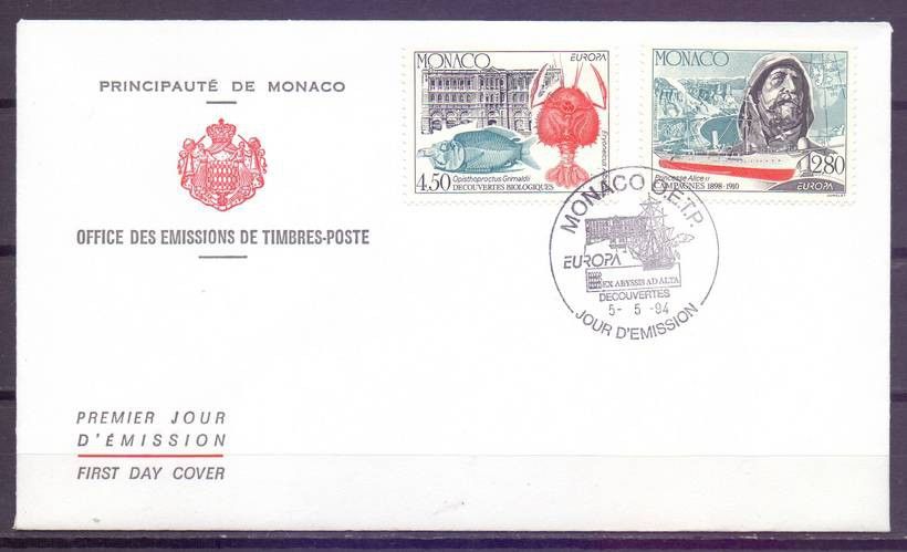 Znaczek Monako 1994 Mi 2178-1279	 FDC