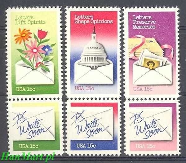 Znaczek USA 1980 Mi 1421-1426 Czyste **