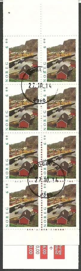 Znaczek Norwegia 1997 Mi mh 1248 Stemplowane