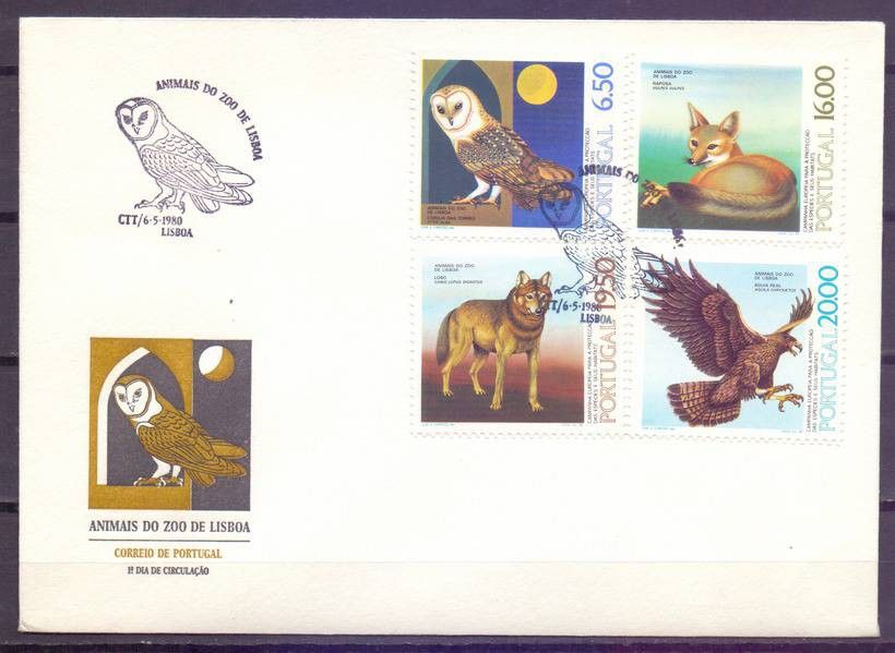 Znaczek Portugalia 1980 Mi 1490-1493y FDC
