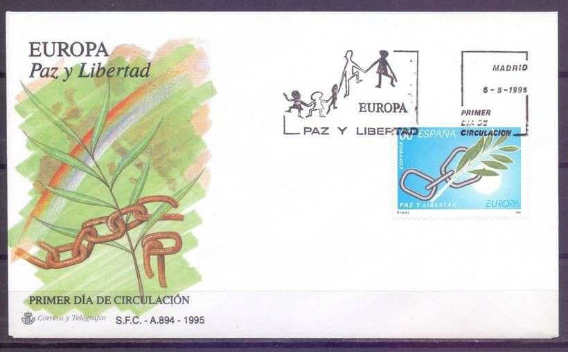Znaczek Hiszpania 1995 Mi 3217 FDC