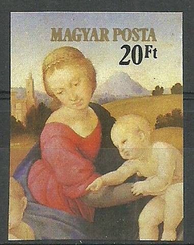 Znaczek Węgry 1983 Mi 3619B Czyste **