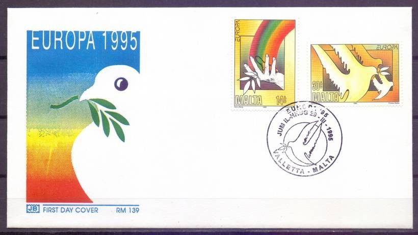 Znaczek Malta 1995 Mi 954-955 FDC
