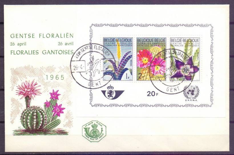 Znaczek Belgia 1965 Mi bl 32 FDC