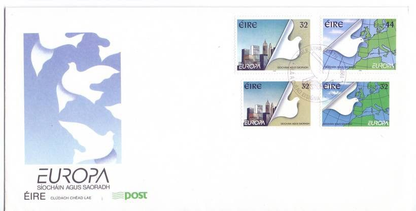 Znaczek Irlandia 1995 Mi 890-893 FDC