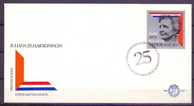 Znaczek Holandia 1973 Mi 1017 FDC