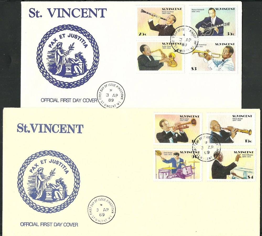 Znaczek Grenadines of St Vincent 1989 Mi 1157-1164 FDC