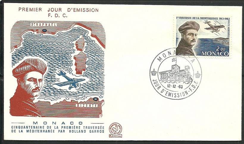 Znaczek Monako 1963 Mi 739 FDC