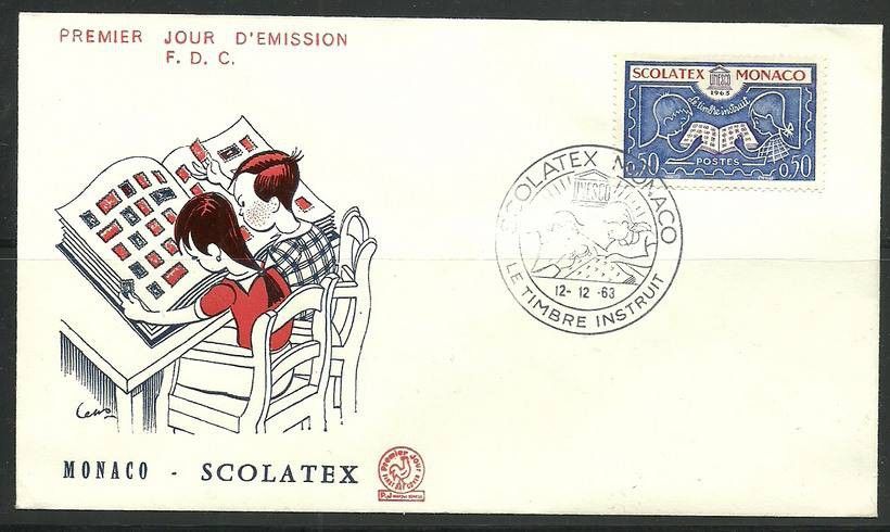 Znaczek Monako 1963 Mi 741 FDC