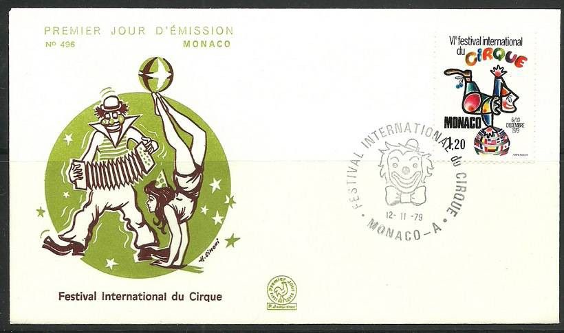 Znaczek Monako 1979 Mi 1395 FDC