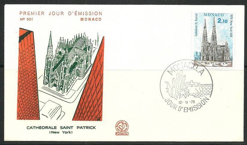 Znaczek Monako 1979 Mi 1398 FDC