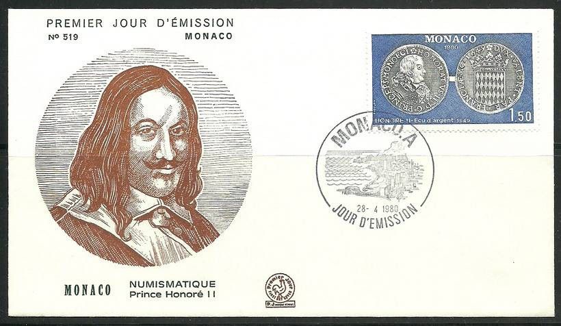 Znaczek Monako 1980 Mi 1427 FDC