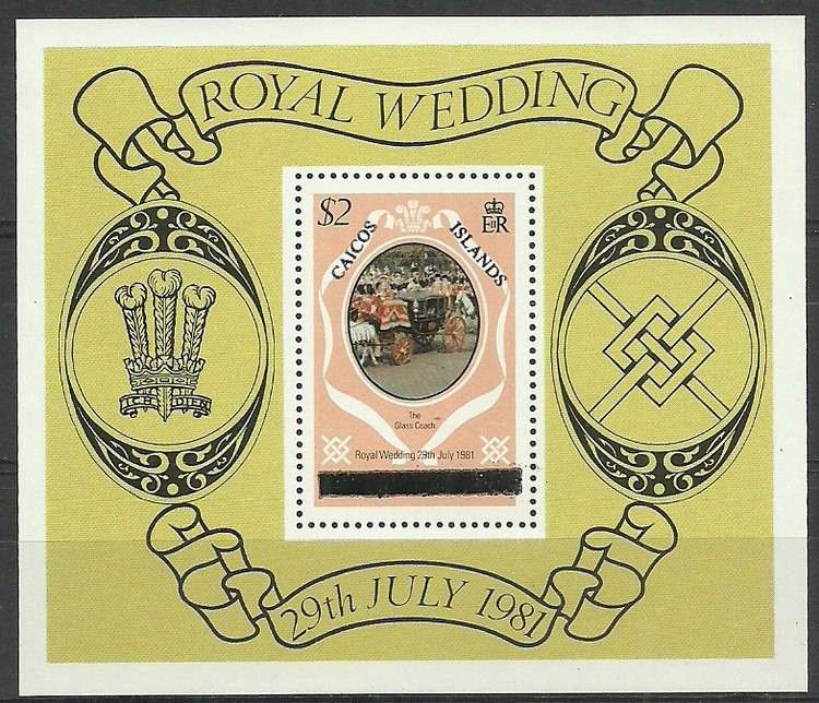 Znaczek Caicos Islands 1981 Mi bl1II Czyste **
