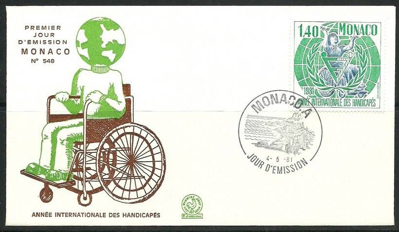 Znaczek Monako 1981 Mi 1476 FDC