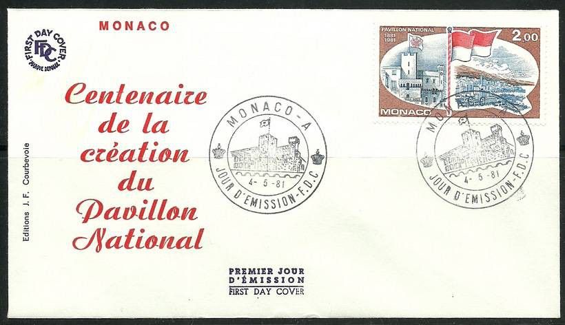 Znaczek Monako 1981 Mi 1477 FDC