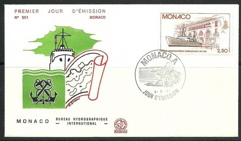 Znaczek Monako 1981 Mi 1479 FDC