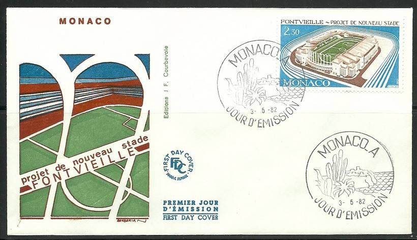 Znaczek Monako 1982 Mi 1531 FDC