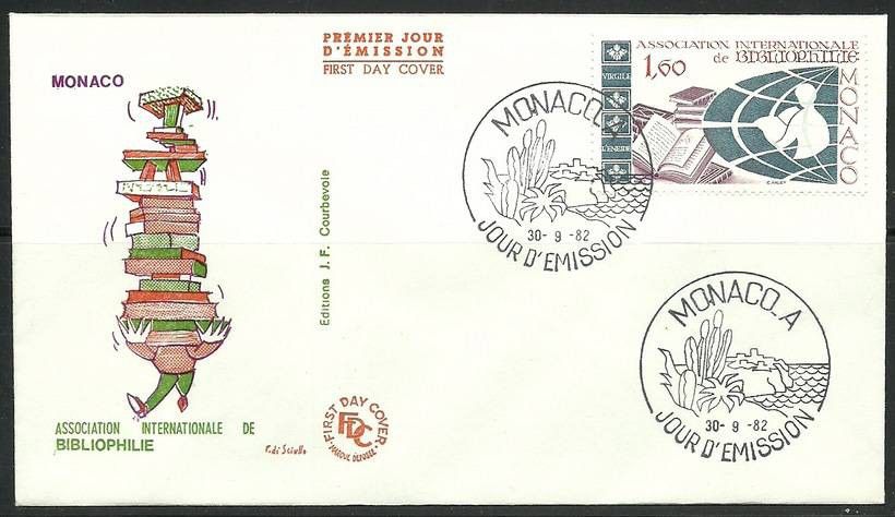 Znaczek Monako 1982 Mi 1548 FDC