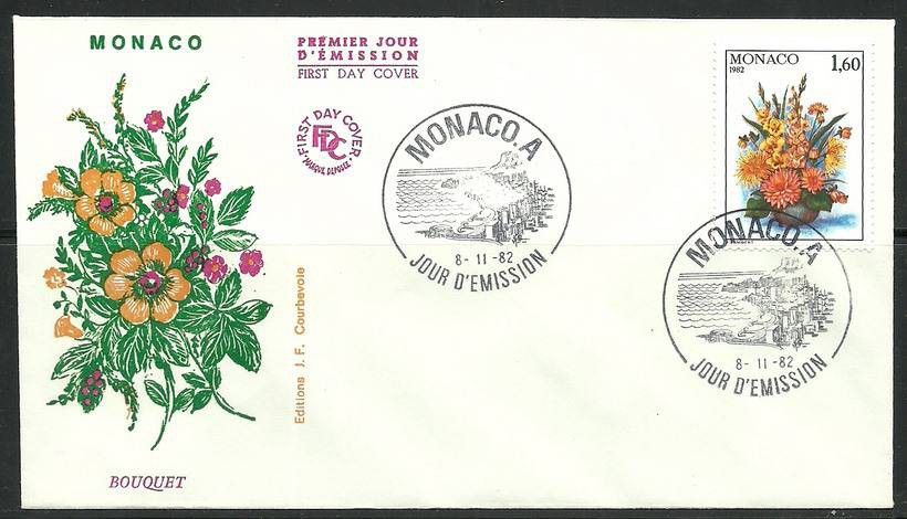 Znaczek Monako 1982 Mi 1560 FDC