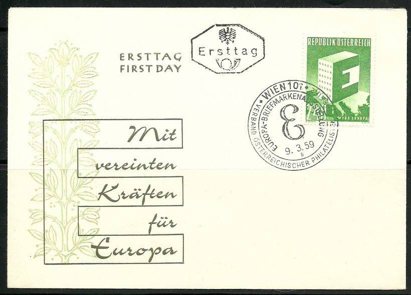 Znaczek Austria 1959 Mi 1059 FDC