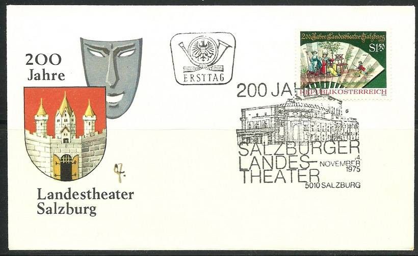 Znaczek Austria 1975 Mi 1498 FDC