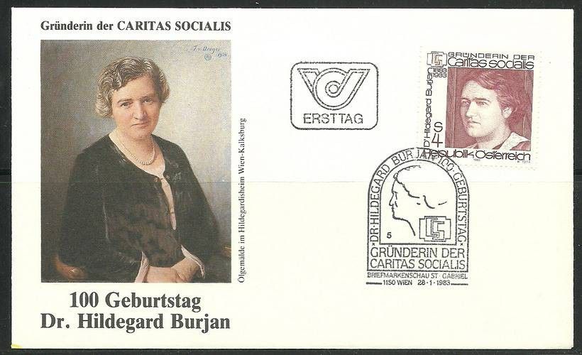 Znaczek Austria 1983 Mi 1729 FDC