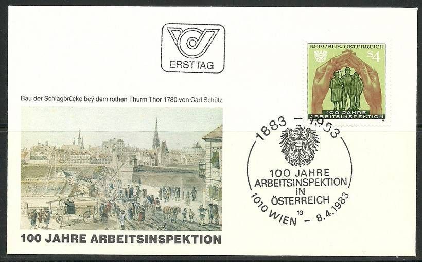 Znaczek Austria 1983 Mi 1735 FDC