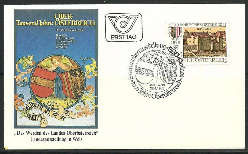 Znaczek Austria 1983 Mi 1736 FDC