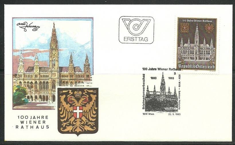 Znaczek Austria 1983 Mi 1752 FDC