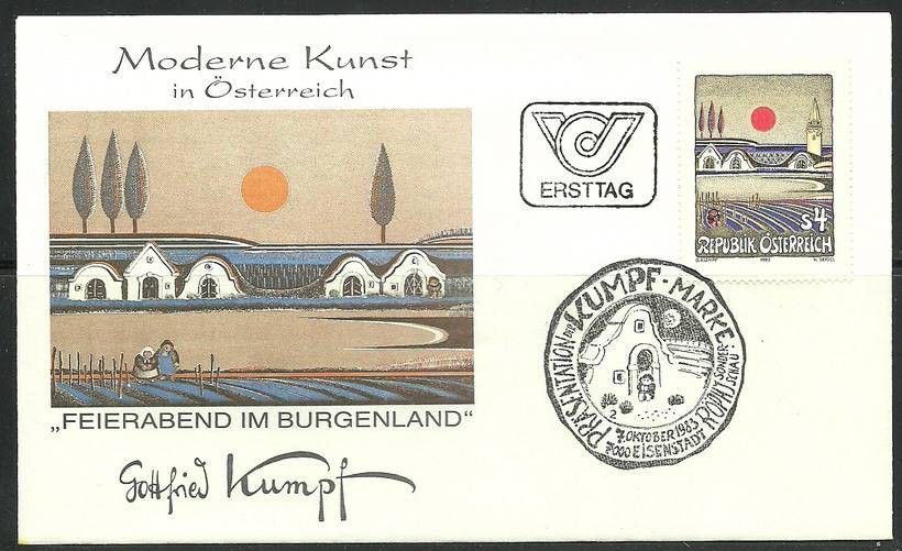 Znaczek Austria 1983 Mi 1755 FDC