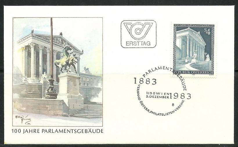 Znaczek Austria 1983 Mi 1760 FDC