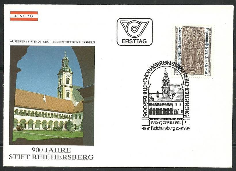 Znaczek Austria 1984 Mi 1767 FDC