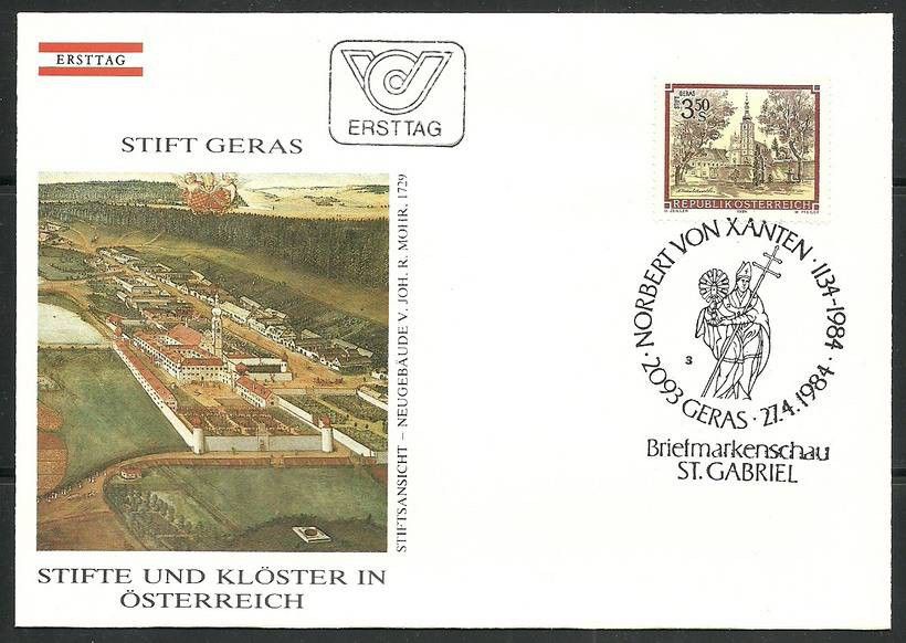 Znaczek Austria 1984 Mi 1768 FDC