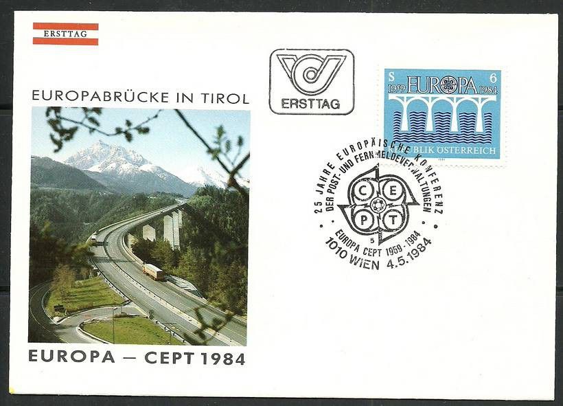 Znaczek Austria 1984 Mi 1772 FDC