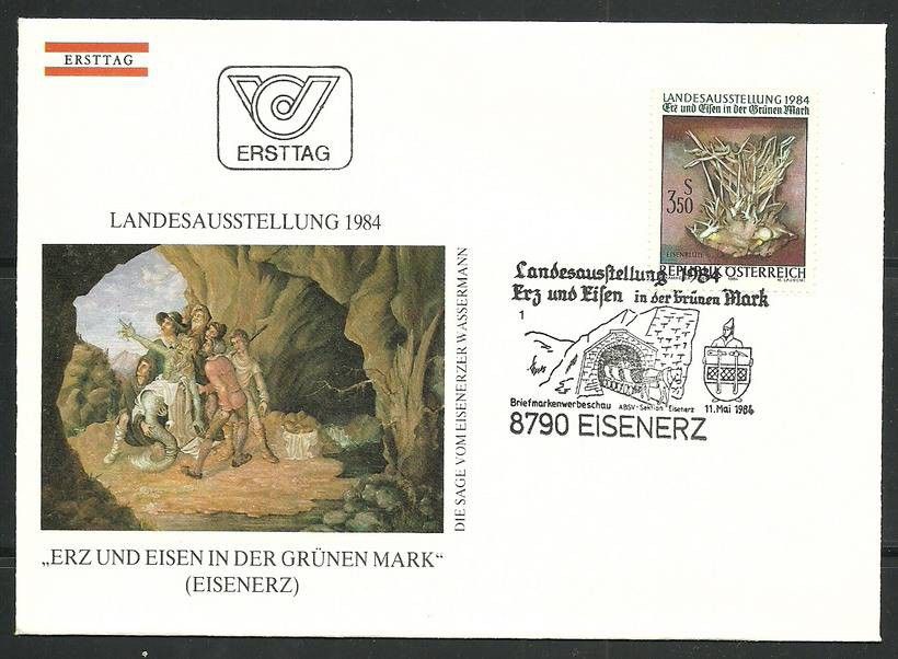 Znaczek Austria 1984 Mi 1773 FDC