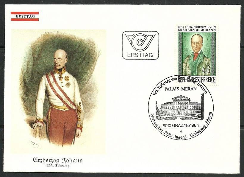 Znaczek Austria 1984 Mi 1774 FDC