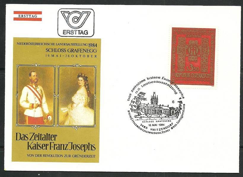 Znaczek Austria 1984 Mi 1775 FDC