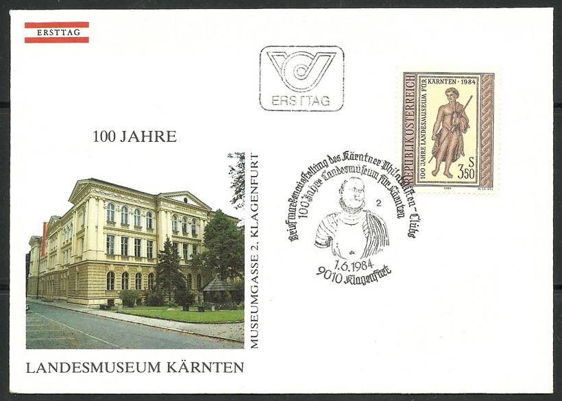 Znaczek Austria 1984 Mi 1778 FDC